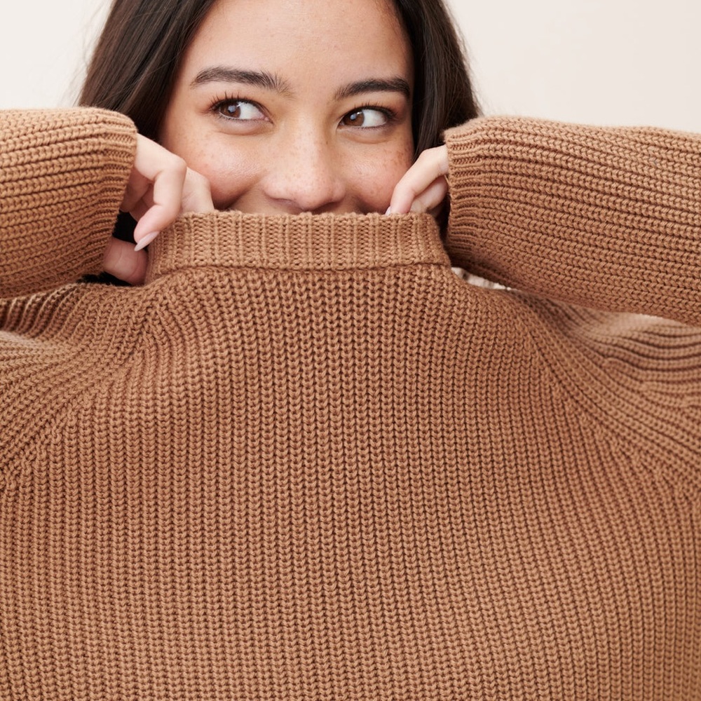 Jenni Kayne Fisherman Sweater in Cotton XL